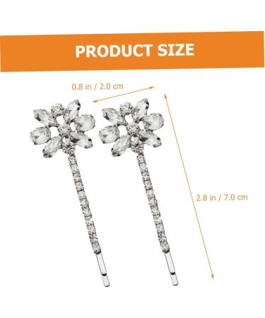 FOMIYES 6 Pairs Bridal Rhinestone Barrette 90s Jewelry for Women Aesthetic Hair Accessories Metal Hair Clips for Women Rhinestones Hair Pin Wedding Hair Pin Zinc Alloy Pearl Hairpin Bride - Buy Online on GoSupps.com