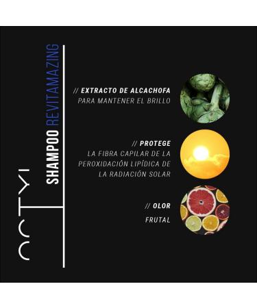 OCTYL Shampoo Revitamazing | Professional revitalizing shampoo for daily use | For healthy and shiny hair | 250 ml - Buy Online on GoSupps.com