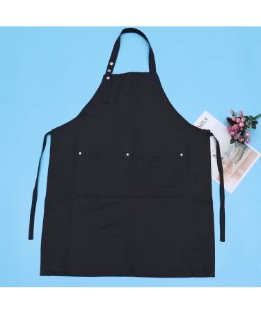 DOITOOL 1pc Cosmetology Aprons Black Robe Black Hair Dye Shampoo Apron for Kitchen Hair Stylist Cape Irish Accessories for Women Bbq Apron Chef Bibs Dress Shawl Work Dedicated Wai Single - Buy Online on GoSupps.com