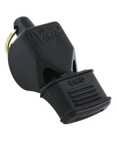 Fox 40 CMG Whistle with Cushioned Mouth Grip Black
