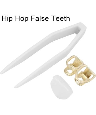 Halloween Hip Hop Teeth Hip Hop Hollow Tooth Convenient 2 Brass Fashionable for Party for Fashion Show for Festival(gold) - Buy Online on GoSupps.com
