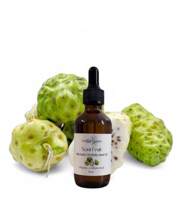 Emilia Organics Noni Fruit Oil Organic Cold Pressed Unrefined Natural 2 Fl Oz