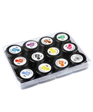 12 Colors Sculpture Nail Gel 3D Carved Plasticine UV Gel Varnish Creative DIY Nail Art Painting 3D Gel - (Color: Nail Carving Gel)