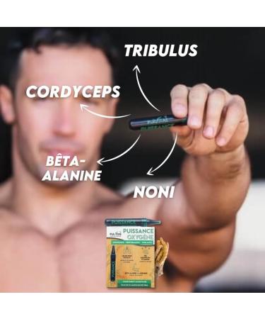 Tribulus Cordyceps Amino Acids and Vitamins | Oxygen Power Booster | Box of 10 Ampoules | Pure Vitae - Buy Online on GoSupps.com