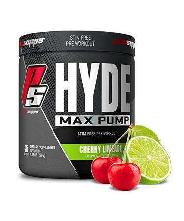 Pro Supps HYDE MAX PUMP Stim-Free Pre-Workout - Cherry Limeade - 25 Servings