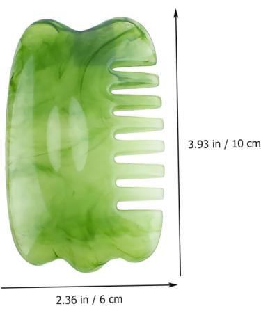 Hapinary 4-Piece Massage Comb Set | Resin Hairbrush & Head Massager for Relaxation & Scalp Stimulation - Buy Online on GoSupps.com