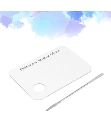 Acrylic Palette Spatula Set | Clear Makeup Nail Art Mixing Tool | Stainless Steel Spatula for Cosmetics - Buy Online on GoSupps.com