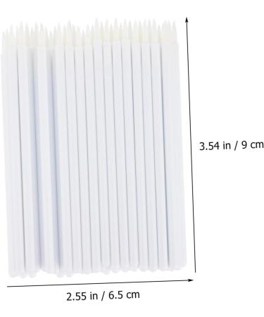 POPETPOP 100pcs Disposable Eyeliner Brush Eyeliner Pencil Graphic Eyeliner Brush Girls Eyeliner Applicator 9x6.5cm White - Buy Online on GoSupps.com