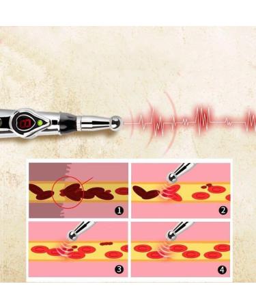 TKMARS Electric Acupressure Pen - Acupuncture Pen with 3 Massage Heads for Neck Shoulder Waist & Foot Relief | International Shipping - Buy Online on GoSupps.com