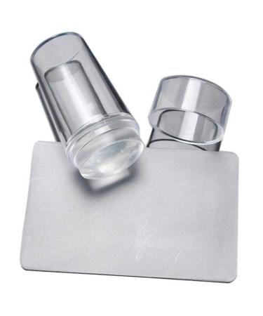 2 Sets French Nail Stamps - Complete DIY Nail Art Stamping Kit with Jelly Stamper | International Shipping - Buy Online on GoSupps.com