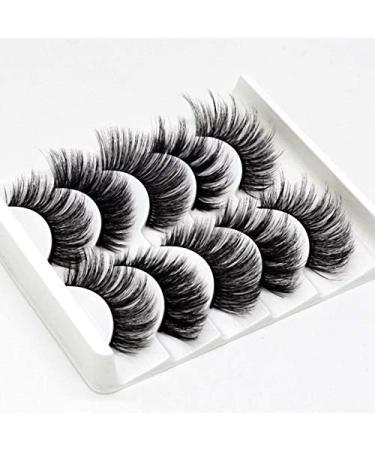 Desikixudy 3D-55(Mixed) Soft And Comfortable Cotton Thread Stem Stereo Multi-Layer Eyelashes Fiber False Eyelashes - Buy Online on GoSupps.com