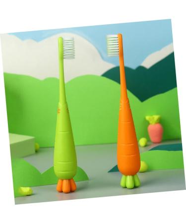 Minkissy 30 Pack Carrot Toothbrushes for Kids - Soft Bristles Children's Travel Toothbrushes - Bulk Kids' Oral Care - Buy Online on GoSupps.com