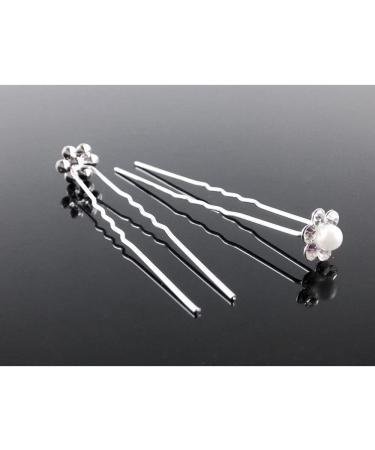 40 Pieces Wedding Pearl Hairpins - U-Shaped Bridal Hair Accessories for Women | Elegant Pearl Hair Jewelry & Festival Clips - Buy Online on GoSupps.com