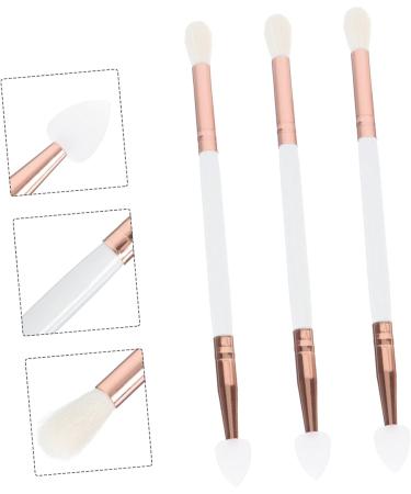 POPETPOP Makeup Gadgets 3pcs Eye Shadow Brush Travel Kit Woman Double Head Eyeshadow Eyebrow Brush - Buy Online on GoSupps.com