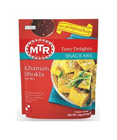 MTR - Khaman Dhokla (soft and fluffy Khaman Dhokla) - 500g - Pack of 3