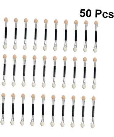 Angoily Makeup Tools 50pcs Makeup Eyeshadow Brush Applicator Eyeshadow Brush Kit Eye Shadow H3210 Brush Tool 7.5X0.5cm As Shown - Buy Online on GoSupps.com