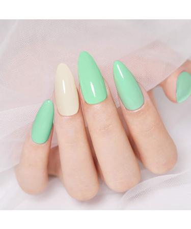 Senvenski Teal Gel Nail Polish Set - Blue Glitter Mint Olive Aqua Green Emerald Turquoise Shimmer - Starrily Sparkle Crystal - Soak Off UV LED Varnish Kit (CS007) - Buy Online on GoSupps.com