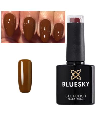 Bluesky Nail Gel Polish Brown Tan Autumn Winter Color 63923 UV LED Soak Off 10ml