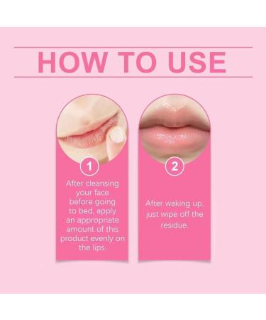 Qixfyze Overnight Lip Sleeping Mask Lip Mask Lip Collagen Lip Sleeping Mask Lip Balm with Hyaluronic Acid Reduces Lip Wrinkles Day and Night Repairing Lip Balm For Dry Cracked Dry Lips3p 3pcs - Buy Online on GoSupps.com