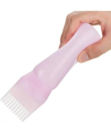 RIYAN Hair Dye Bottle Plastic Bottle Applicator Dispensing Salon Hair Coloring Dyeing Hairdressing Dye Tool White 120Ml - Buy Online on GoSupps.com