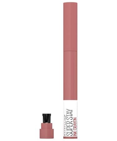 Maybelline New York Super Stay Ink Crayon Lipstick No. 105 On The Grind - Matte Long-lasting 1.5g | Buy Worldwide - Buy Online on GoSupps.com