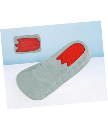 FOMIYES Height Increase Insoles - Non-Slip Shoe Lift Cushion Pads for Comfort & Support | Heightening Inserts in Grey 11.5x8cm - Buy Online on GoSupps.com