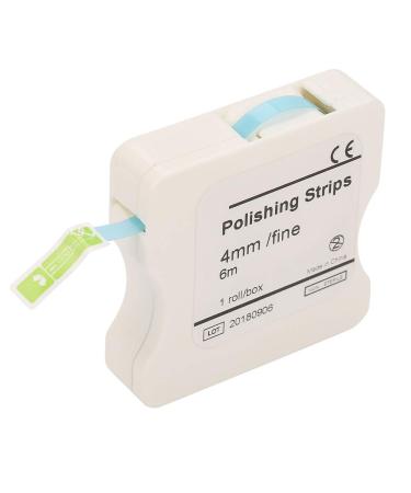Dental Polishing Strips 1 Roll 4mm Dental Polishing Strips Resin Tooth Interdental Grinding Whitening Teeth Tool (Blue)