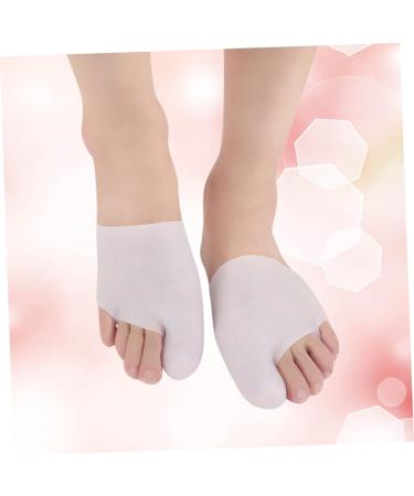 White Gel Toe Separator - 1 Pair Toe Spacer for Bunions - Thumb Head Gel Splitter - Bunions Toe Separator - Buy Online on GoSupps.com
