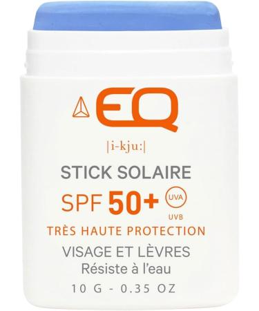 EQ | Blue sunscreen stick SPF 50+ for face and lips - waterproof Blue