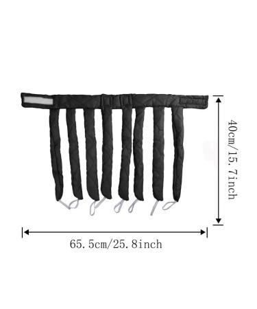 Adjustable Heatless Hair Curler Rod Headband for Long Hair - Overnight Curling Roller for Women and Girls - No Heat Curls with Removable Straps - Buy Online on GoSupps.com