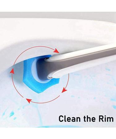 HUIDYSM Disposable Toilet Cleaning System Disposable Toilet Flushable Refill Brush Flushable Refills - 40 Refills - Buy Online on GoSupps.com