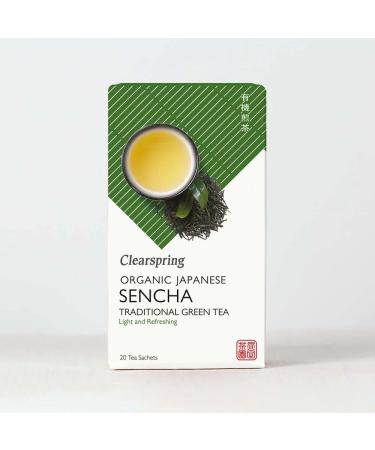 Clearspring Organic Japanese Sencha - 20 Tea Sachets - Buy Online on GoSupps.com
