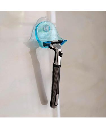 Clear Suction Razor Holder for Shower Wall - Men's and Women's Shaver Storage - Buy Online on GoSupps.com