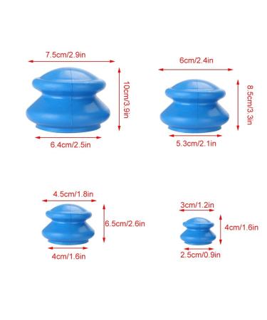 Portable Silicone Cupping Set | Strong Suction Massage Cups for Body & Face Enhance Your Wellness - Buy Online on GoSupps.com