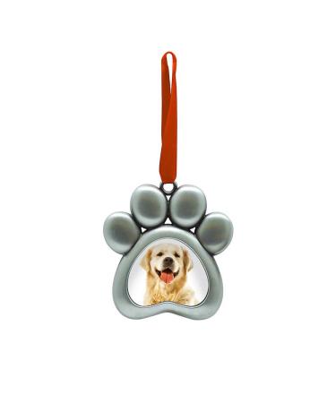 Pearhead Pet Holiday Ornament, Pet Owner Christmas Keepsake, Holiday Paw Print Ornament, Dog or Cat Photo Frame Christmas Ornament Pawprint Picture Ornament - Buy Online on GoSupps.com
