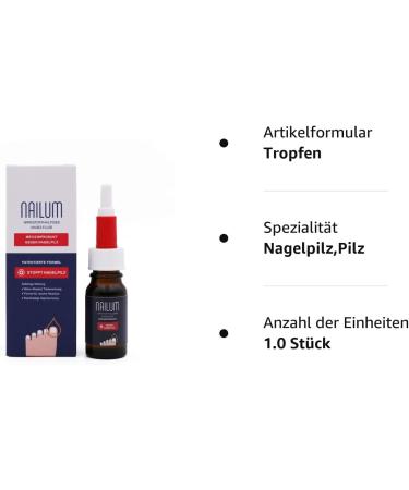 Nailum Anti-Nail Fungus Treatment - Effective Nail Polish 10ml for Strong Nail Fungus Relief - Buy Online on GoSupps.com
