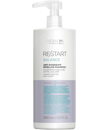 Revlon Professional Re/Start Balance - Purifying Micellar Shampoo - Anti-Dandruff Shampoo - Dual Action Hair Care - Purifies the Scalp Microbiome - 1000ml - Buy Online on GoSupps.com