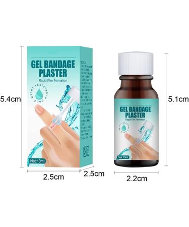 10ML Waterproof Liquid Bandage | Quick-Dry Gel Plaster | Transparent Wound Care Aid for Cuts & Scrapes - Buy Online on GoSupps.com