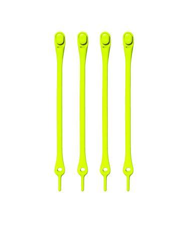 HICKIES Elastic Tie-Free Shoelaces (2.0 New) Neon Yellow