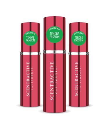 CA Perfume Impression of Christian D. Tendre Passion For Women Replica Version Fragrance Dupes Concentrated Long Lasting Eau de Parfum Spray Refillable Atomizer Bottle 0.17 Fl Oz/5ml-X3 CHRISTIAN D. TENDRE PASSION IMPRESSION 0.51 Fl Oz (Pack of 1)