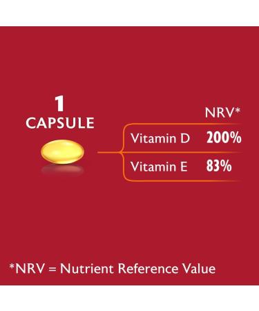 Seven Seas High Strength Cod Liver Oil Capsules with Omega-3 Fish Oil & Vitamin D - 60 Gelatin-Free Capsules - Buy Online on GoSupps.com