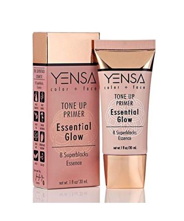 Yensa Tone Up Primer Essential Glow 8 Superblacks Essence 1 oz