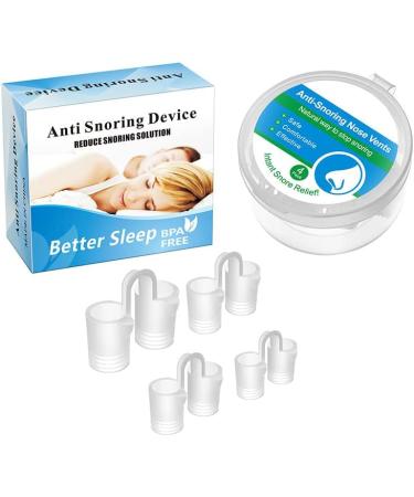 Nose Vents 8 Pack - Anti Snoring Nasal Dilators for Sleep Improvement - Stop Snoring with Nasal Congestion Relief - Blue - Buy Online on GoSupps.com