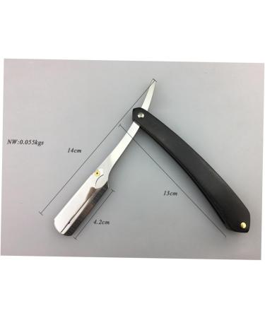 Minkissy Pro Shave Razor Knife Blade for Men | Beard Care & Eyebrow Trimming Kit | Safe Manual Bamboo Razor - Buy Online on GoSupps.com