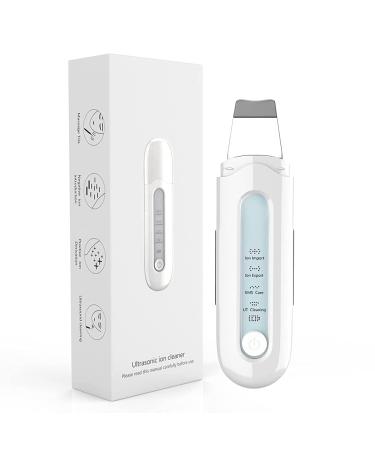 Skin Scrubber Skin Spatula Blackhead Remover Cleaner with 4 Modes Waterproof USB Charger for Facial Deep Cleansing 2021 Newest Version