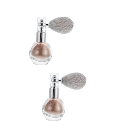 Healvian Healvian 2 Piece Spray Bottle Highlighter Spray Highlighter Glitter Bottle Powder Glitter Bottle Highlighter Gloss Spray Powder Spray Bottle Powder Spray
