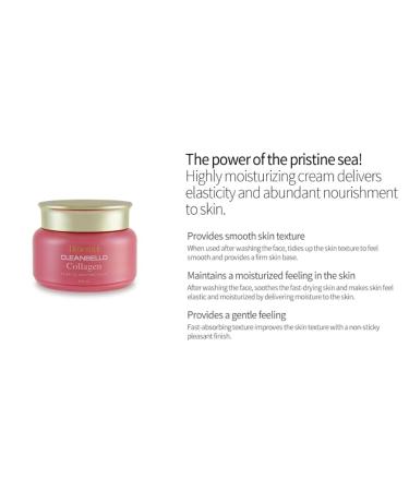 Deoproce Cleanbello Collagen Essential Moisture Cream 100ml Korean Skin Care Moisturizing Cream with Marine Ingredients for Hydration and Firmness - Buy Online on GoSupps.com
