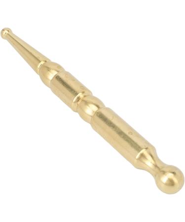 Manual Acupuncture Pen - Double-Headed Ear Massage Tool for Pain Relief | Brass Reflex Zone Device for Face & Body - Buy Online on GoSupps.com