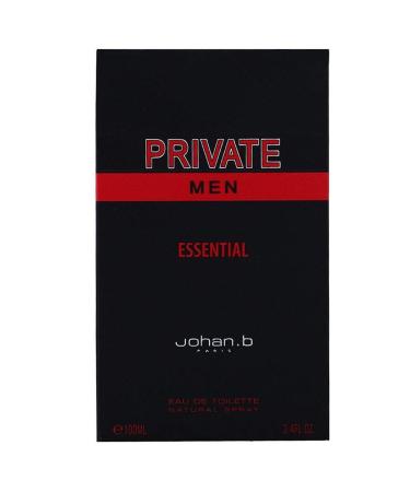 PRIVATE ESSENTIAL BY JOHAN B COLOGNE FOR MEN 3.4 OZ / 100 ML EAU DE TOILETTE SPRAY - Buy Online on GoSupps.com