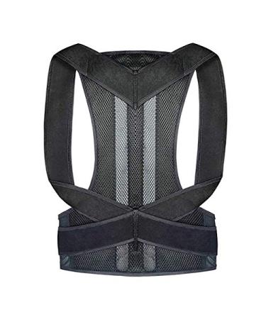 Adjustable Posture Corrector Back Support Shoulder Lumbar Brace Support Corset Back Belt Spine Corrector (Color : C Blue Size : M) favorite gift lofty ambition